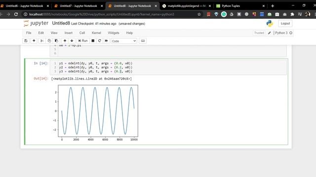 ODE solving with python смотреть онлайн
