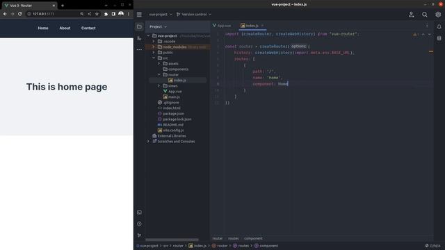 Vue js - Ep. 12 Vue router basics смотреть онлайн
