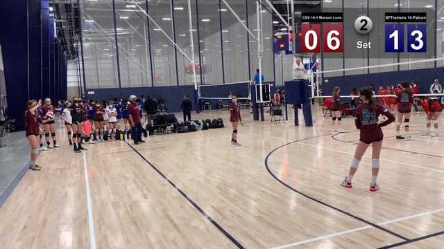 CSV 14-1 Maroon Team Luna vs SF Tremors Set # 2 смотреть онлайн