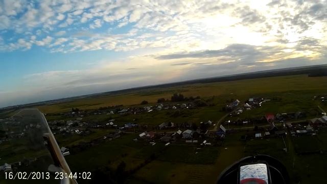 Деревня ,,Карякино'' Краснокамского района Республики Башкортостан с высоты птичьего полета. смотреть онлайн