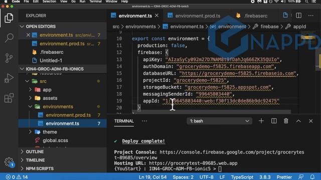 Ionic 5 Grocery App - Installation, Firebase Setup смотреть онлайн