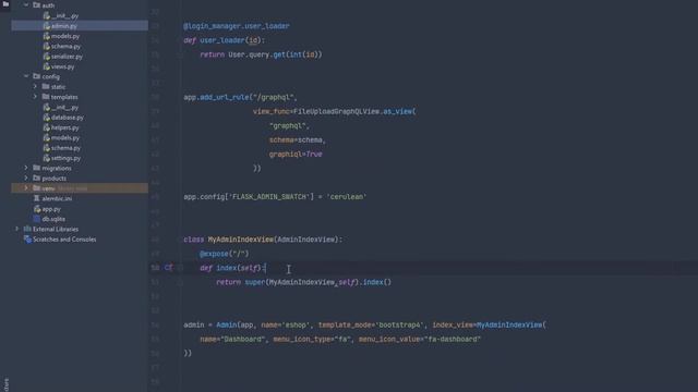 p4 Limiting flask admin to logged in users and changing index view смотреть онлайн
