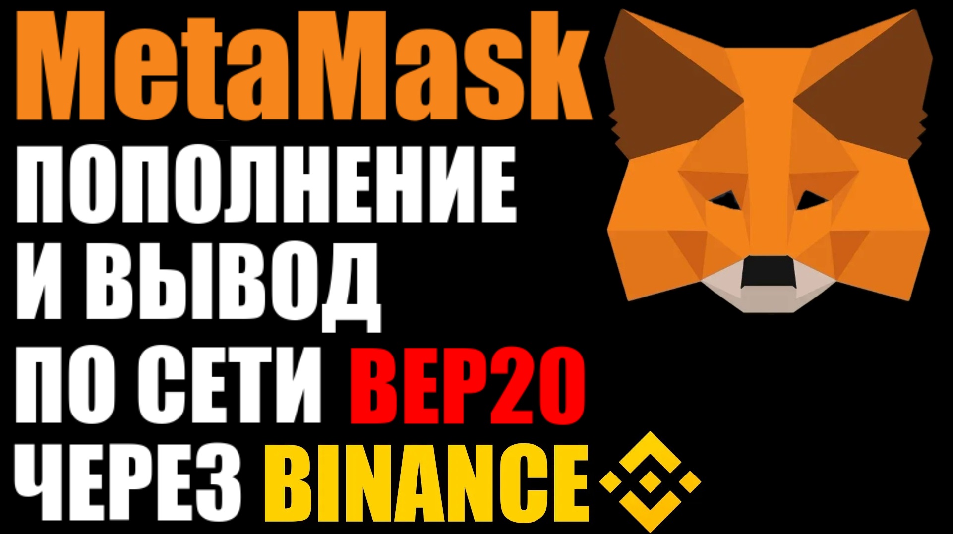 MetaMask как пополнить? Как вывести деньги ? Через Binance и сеть BEP20. Комисии, газ , sai смотреть онлайн