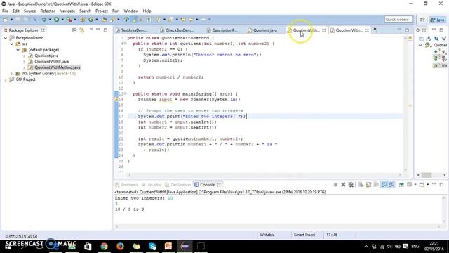 Exception Handling Part 1 смотреть онлайн