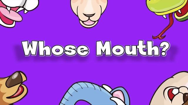 Whose Mouth? | Learn Animals Song for Kids смотреть онлайн