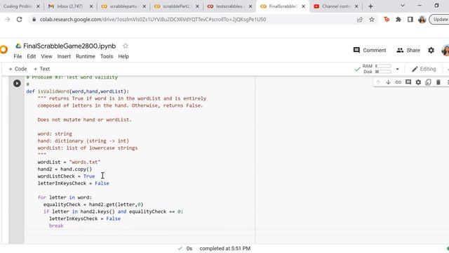 Python Scrabble Part 3 смотреть онлайн