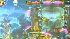 Angry Birds 2 Босс Ежедневного испытания Усатый Барон от прошел