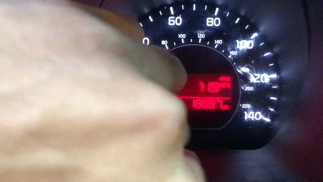 Tripometer And Odometer Controls - KIA SOUL