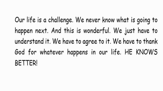 УРОК 62, OUR LIFE IS A CHALLENGE смотреть онлайн