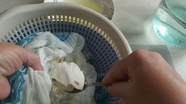 Творожный сыр из замороженного кефира получился ?