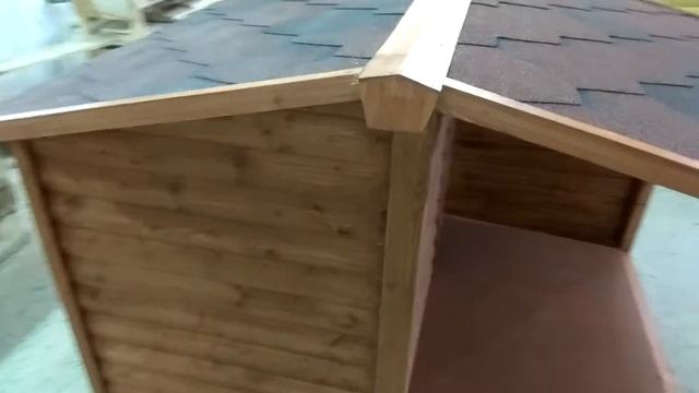 Утепленная будка с тамбуром и подогревом "Барни" смотреть онлайн