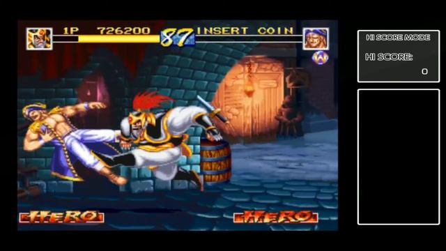 ACA Neogeo World Heroes Perfect Win 10 Caravan/High Score Walkthrough + Ending of game смотреть онлайн