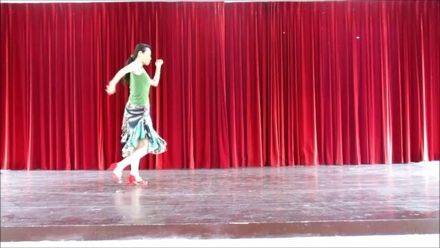 line dance-Sway cha (Demo & Walk) For beginner смотреть онлайн