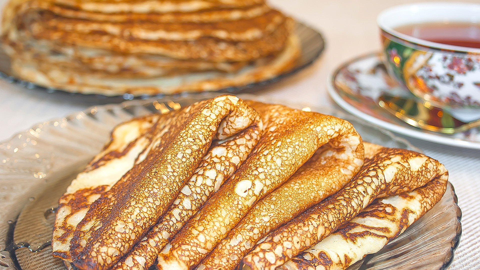 БЛИНЫ ДРОЖЖЕВЫЕ НА МОЛОКЕ «Боярские» - Очень вкусные! Отличный рецепт! смотреть онлайн