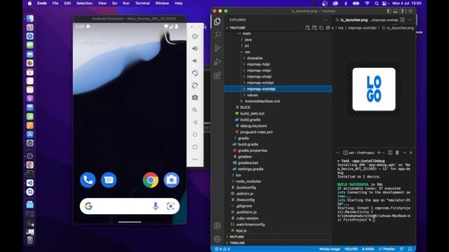 How to Change/ Add App icon in React Native Application смотреть онлайн