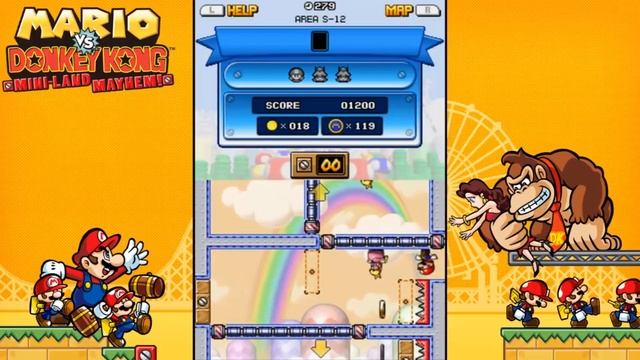 Mario Vs Donkey Kong Mini Land Mayhem - All 20 Special Levels смотреть онлайн