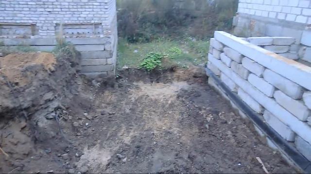 Котлован для гаража. смотреть онлайн