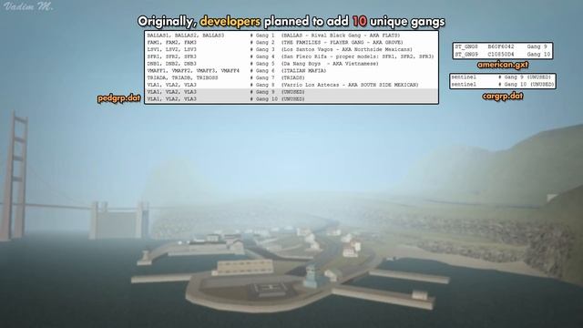 GTA SA - Removed Content - Gangs [Text video] смотреть онлайн