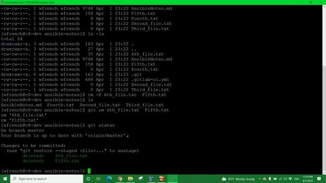 User@GitLab.011 - Git Remove, Commit and Push смотреть онлайн