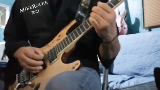 Mike Rocke solo shed style , Ibanez S2170FW prestige series By ROCKE Custom смотреть онлайн