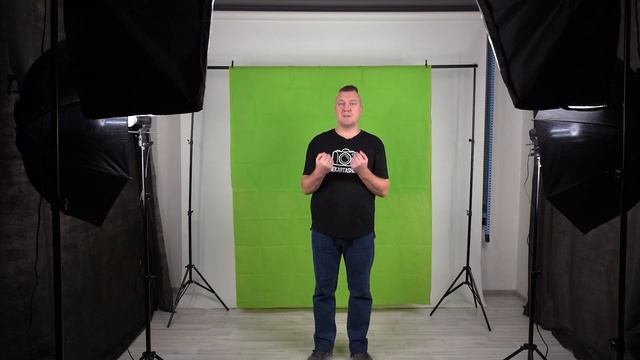 Съемка на хромакее. Комплект постоянного света Falcon Eyes KeyLight 425 LED SBU Kit смотреть онлайн