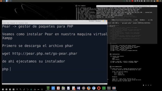 Instalando pear en maquina virtual xampp смотреть онлайн