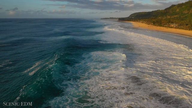 Hawaii + Tropical House - 4K Scenic Film with EDM Music смотреть онлайн