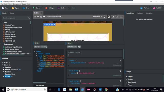 Highlights in Bootstrap Studio смотреть онлайн