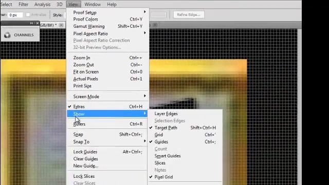 psd убрать пиксельную сетку смотреть онлайн