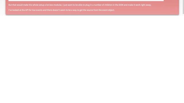 Getting the event source from custom events in Vue? смотреть онлайн