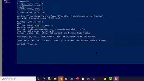 Installing MariaDB on Windows
