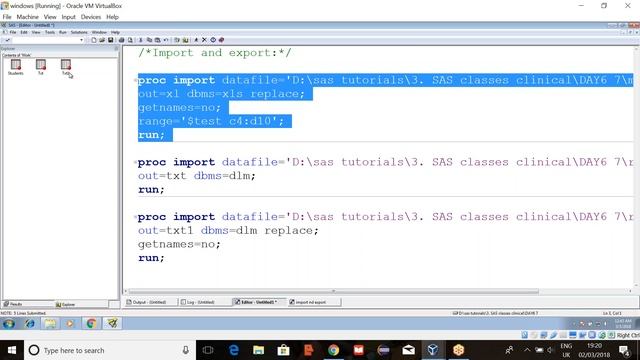PROC IMPORT IN SAS | PROC EXPORT IN SAS | SAS TUTORIAL FOR BEGINNERS VIDEO 6 смотреть онлайн