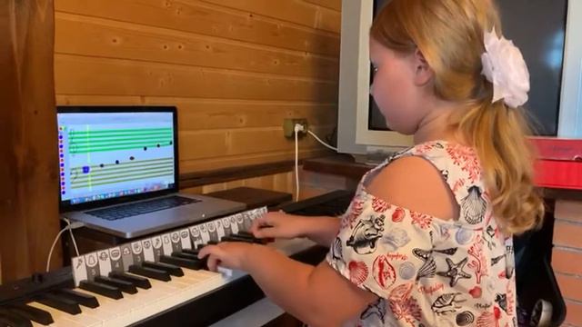 Milana. Чтение нот с листа на 4 презентации: "Джэк и Джил" смотреть онлайн