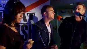 Gary Barlow & Robbie Williams - Shame Live on BBC Radio 2 - Simon Mayo