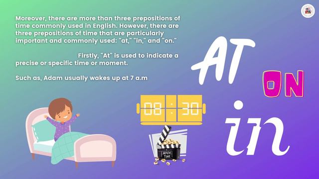 Proposition Of Time | Learn English |  Prepositions Of Time In English