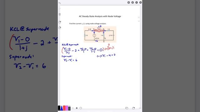 AC Node Voltage смотреть онлайн