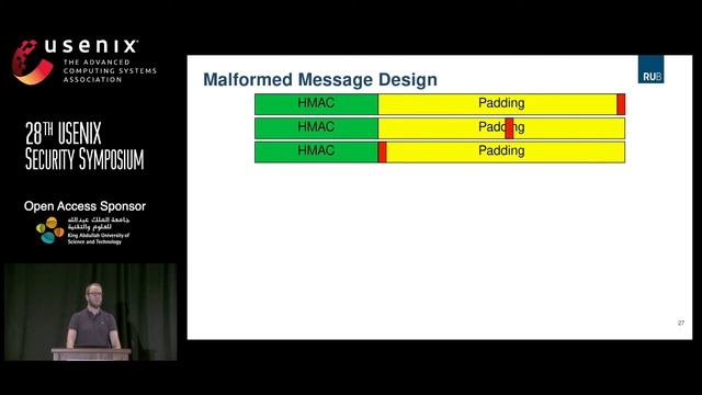 USENIX Security '19 - Scalable Scanning and Automatic Classification of TLS Padding Oracle смотреть онлайн