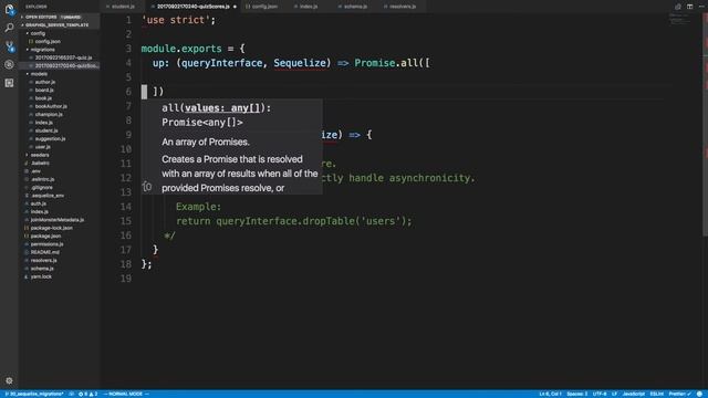 Sequelize Migration смотреть онлайн