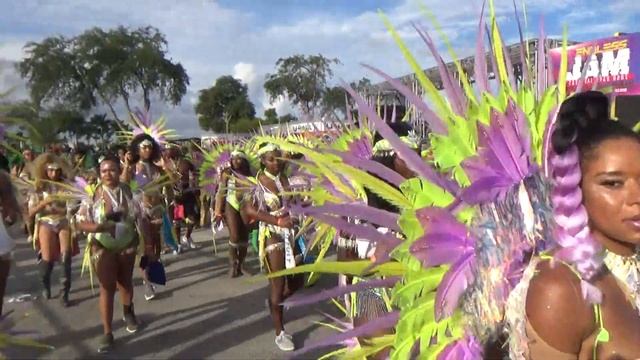 MIAMI WEST INDIAN CARNIVAL 2018 - PRETTY CARIBBEAN ISLANDS GIRLS PARADE AT CARNIVAL