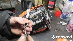 Ремонт пилы carver 52-20 пушка гонка