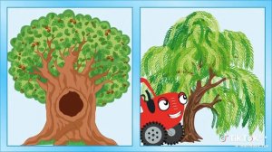 Красный трактор