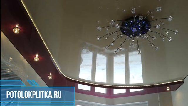Установка натяжных потолков в маленькой спальне смотреть онлайн