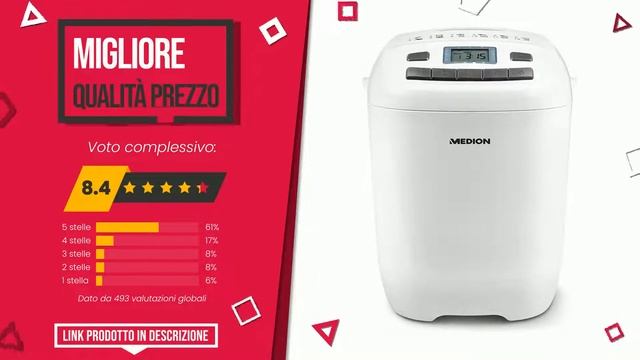 Macchine per il pane Capacità fino a 1 kg - Top 5 - (QualeScelgo) смотреть онлайн