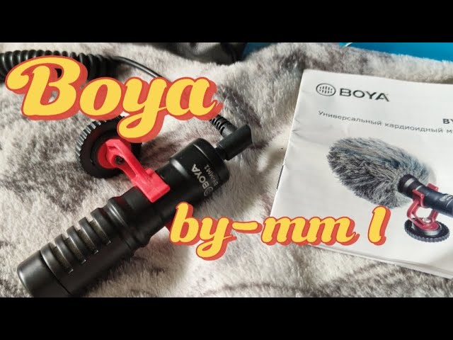 Микрофон пушка BOYA BY-MM1 смотреть онлайн