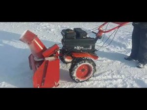 Мотоблок Мул со снегоуборщиком