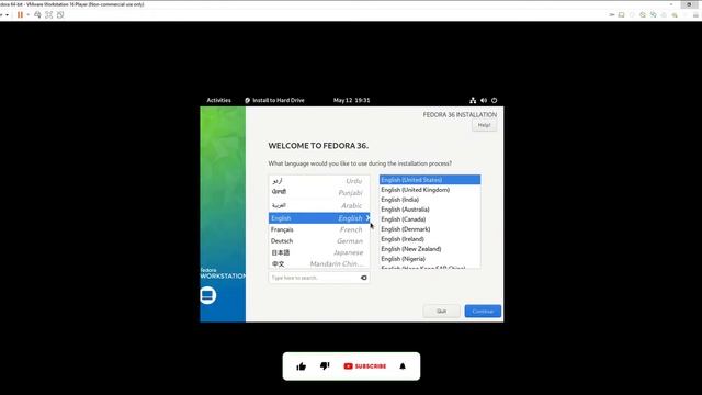How to download and install Fedora 36 on VM workstation | Fedora new release | VM workstation смотреть онлайн