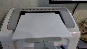 пробная печать hp LaserJet P1102