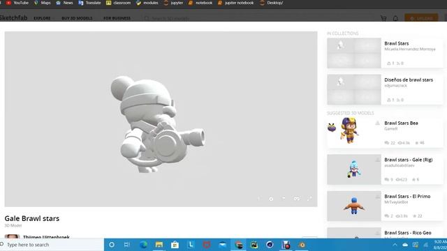 Brawl stars GALE SKIN how to IMPORT, AND GET STARTED with modeling BLENDER. смотреть онлайн