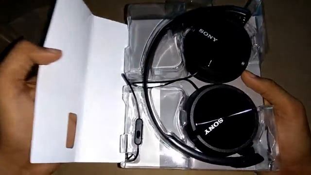 unboxing sony MDR-ZX310AP over the ear headphones!!!!RS 999!! смотреть онлайн