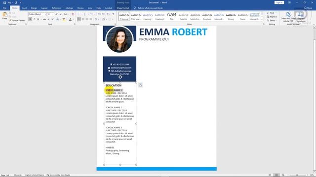 How to Create a CV/RESUME Template in Microsoft Word Docx ⬇ DOWNLOAD FREE (2022) смотреть онлайн
